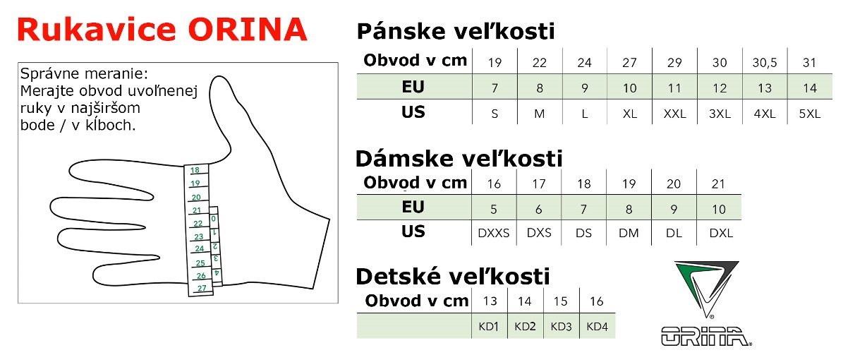 ORINA moto rukavice LION S